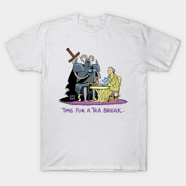 Time for a tea break T-Shirt by Slack Wyrm